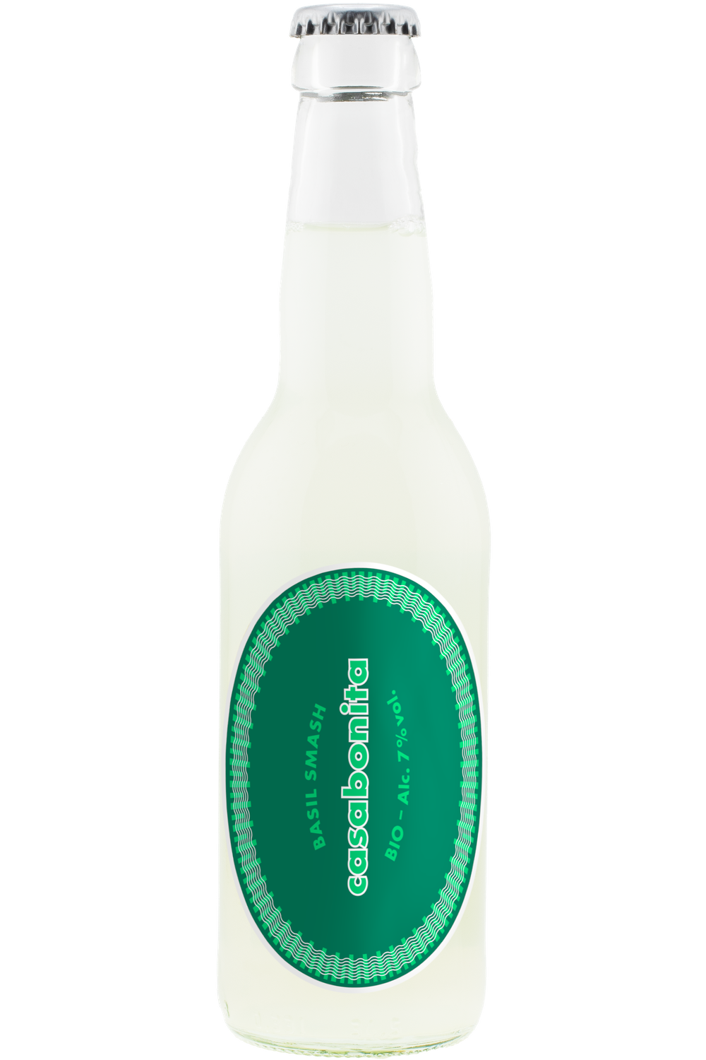 Bouteille Casabonita Basil Smash, prémix bio 33 cl 